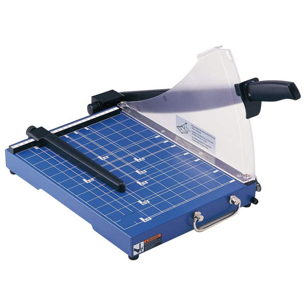 Резак сабельный KW-TRIO на 20 л длина реза 310 мм, металлическое основание, защитный экран, А4, 3023