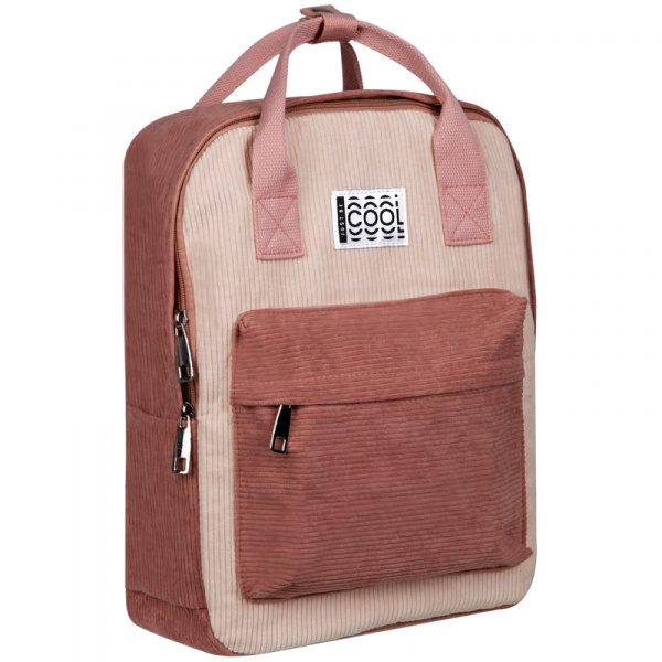 Рюкзак ArtSpace Casual "Пыльная роза"36*27*11см, 1 отделение, 3 кармана, вельвет Tn_19828