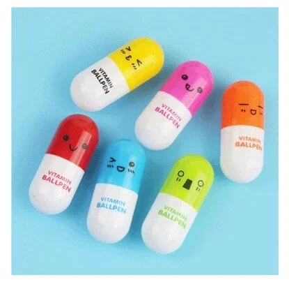 Ручка шариковая "Витаминки" телескопическая, ассорт, Арт.TLG111625