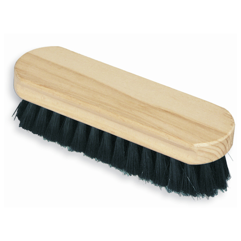 Щетка для обуви, мягкая, длина 16 см, длина щетины 2,7 см, деревянная, YORK, 600
