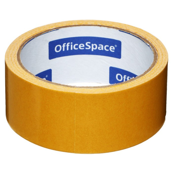 Клейкая лента двусторонняя OfficeSpace, 38мм*10м, полипропилен