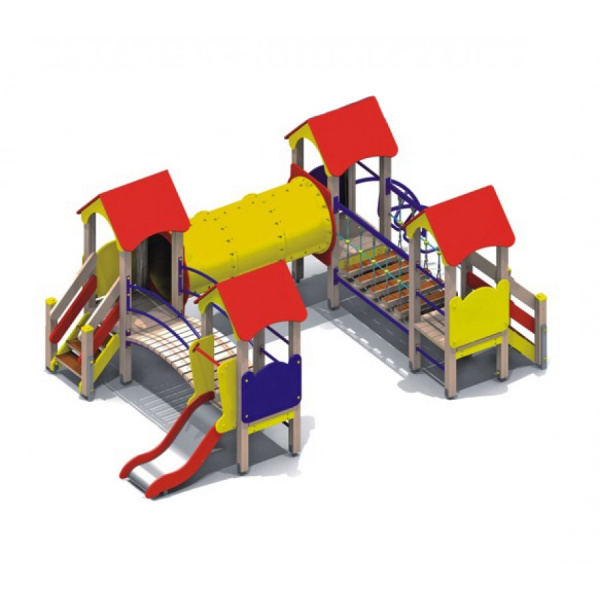 Детский игровой комплекс (3-7 лет)  5770х3300 мм, Н=2270мм, Н площадок 650 мм