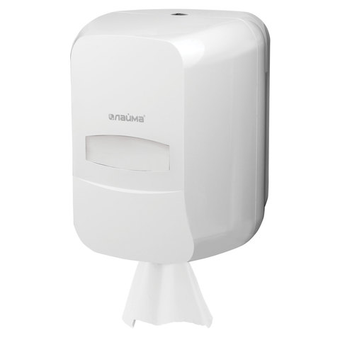 Диспенсер для полотенец ЛАЙМА PROFESSIONAL с центральной вытяжкой (Система М1/M2), белый, ABS, 60143