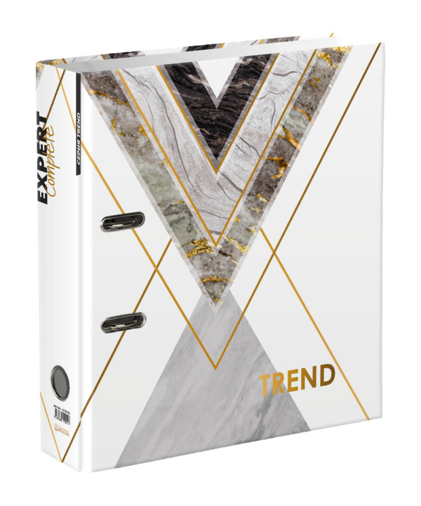 Папка-регистратор Expert Complete "Wood&Stone" 75мм, ламинированный, МРАМОР