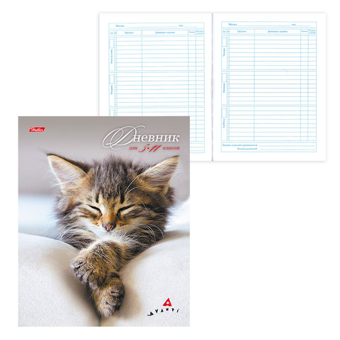 Дневник 5-11 кл., интегральный, ламин. обл., HATBER, Милашки (AVANTI), 48ДL5В_15960(D234419)