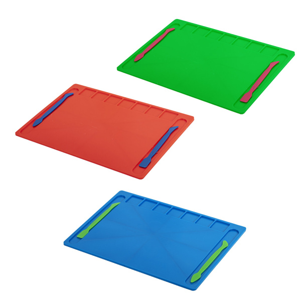 Доска для работы с пластилином,  А4, цветная, 2 стека, ДЛ-02