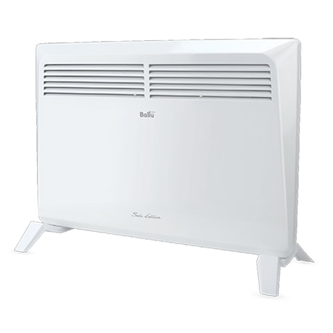 Обогреватель-конвектор BALLU BEC/SM-1000, 1000 Вт, механическое управление, напольная установка, бел