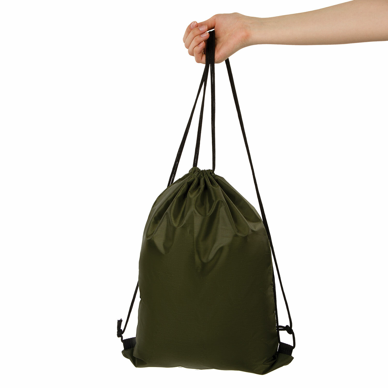 Мешок для обуви BRAUBERG ПРОЧНАЯ, на шнурке, хаки, 42x33 см, 270290