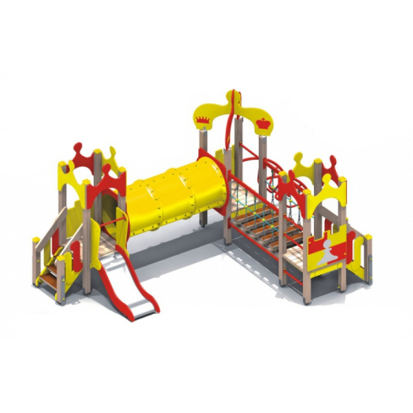 Детский игровой комплекс (3-7 лет) 5110х3240 мм, Н=2670 мм, Н площадок 650 мм