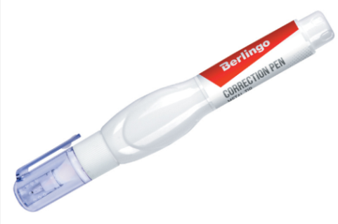 Ручка-корректор Berlingo, 08мл, пластиковый наконечник