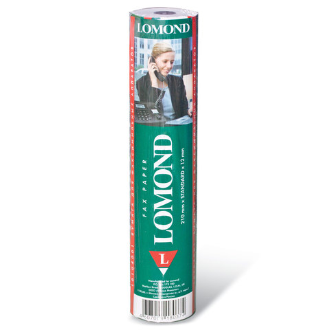 Рулон д/факса LOMOND 210х30х12 (25м), 0104033/0104001