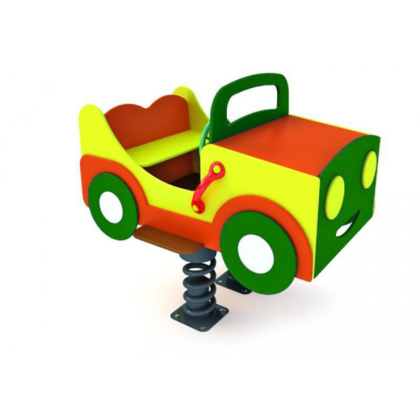 Качалка на пружине  "Джип" 1100 x 860 x 700 мм