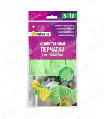 Перчатки резин.Extra Комфорт Paterra р-р S 402-415 Перчатки резин.Extra Комфорт Paterra р-р S 402-415