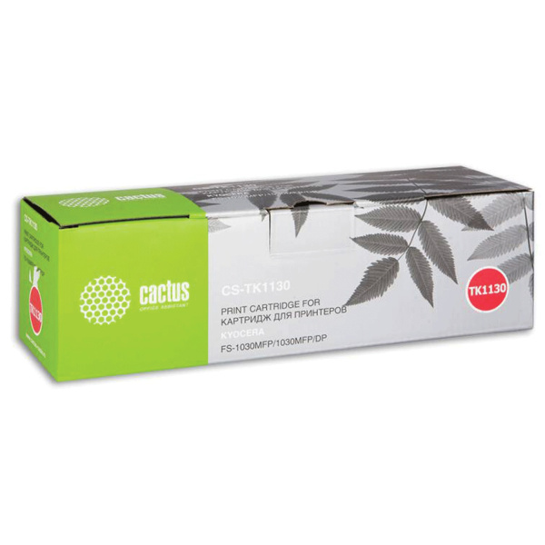 Тонер-картридж KYOCERA (TK-1130) FS1030MFP/1130MFP/M2030DN, ресурс 3000 стр., CACTUS совместимый, CS