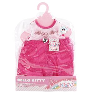 КОМПЛЕКТ ОДЕЖДЫ ДЛЯ КУКЛЫ ТМ КАРАПУЗ "HELLO KITTY" 40-42СМ В ПАК.(РУСС. УП.) в к.48шт