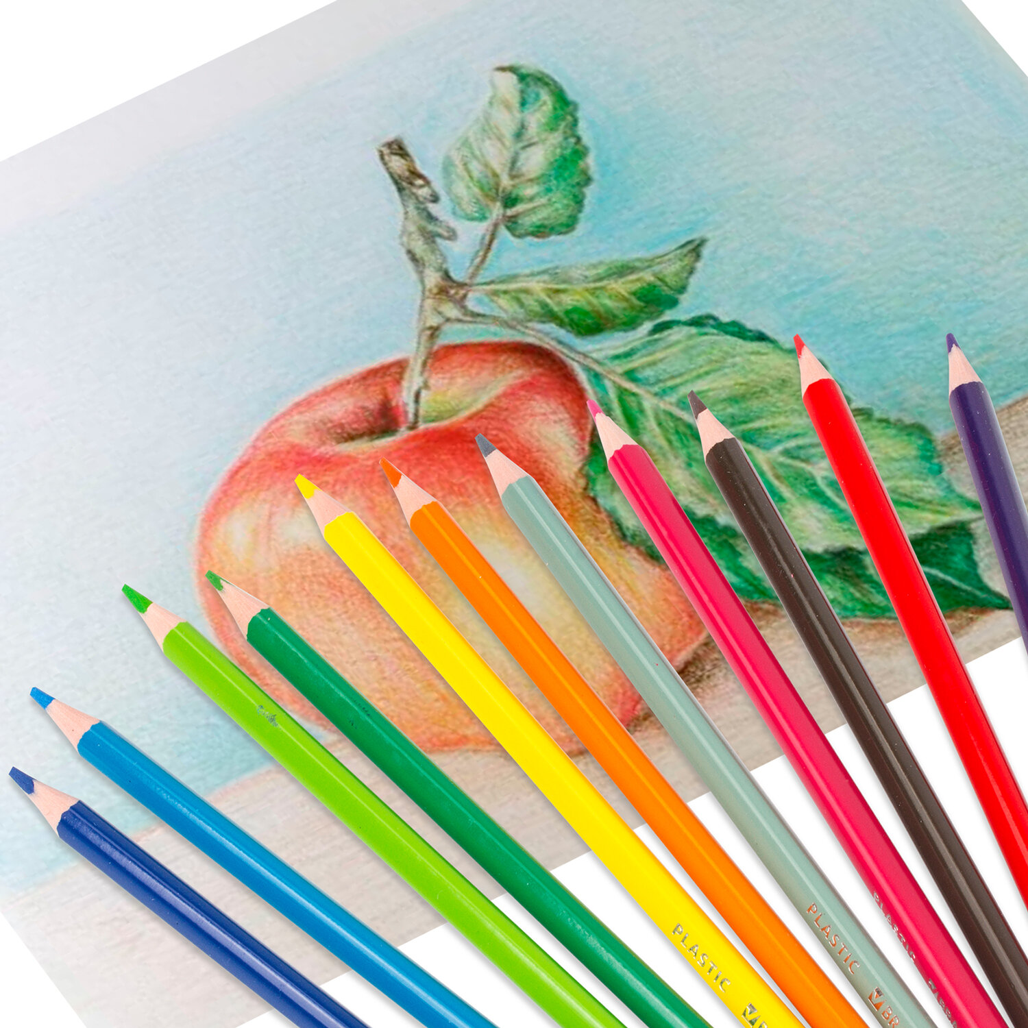Карандаши цветные пластиковые BRAUBERG PREMIUM, 12 цветов, трехгранные, грифель мягкий 3 мм, 181661