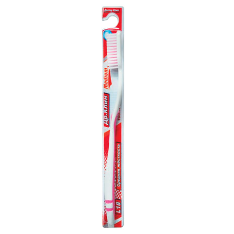 Зубная щетка DR.CLEAN (Доктор Клин) L18, средняя, YGIR-170 
