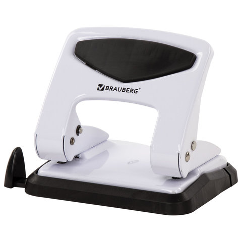 Дырокол BRAUBERG "PN-150M", до 35 листов, белый