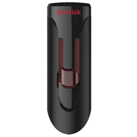 Флэш-диск 16GB SANDISK Cruzer Glide USB 2.0, черный, SDCZ60-016G-B35