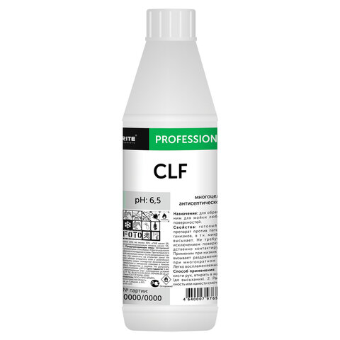 Антисептик кожный дезинфицирующий спиртосодержащий (64%) 1 л PRO-BRITE CLF, готовый раствор, 109-1Е 