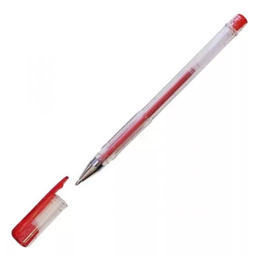 Ручка гелевая 0,5 мм красная