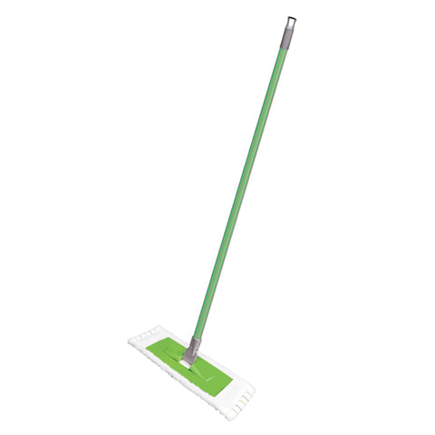 Швабра для уборки КОМПЛЕКТ ручка 130см+флаундер 40см+МОП микрофибра (карманы), Euro, YORK, 81040