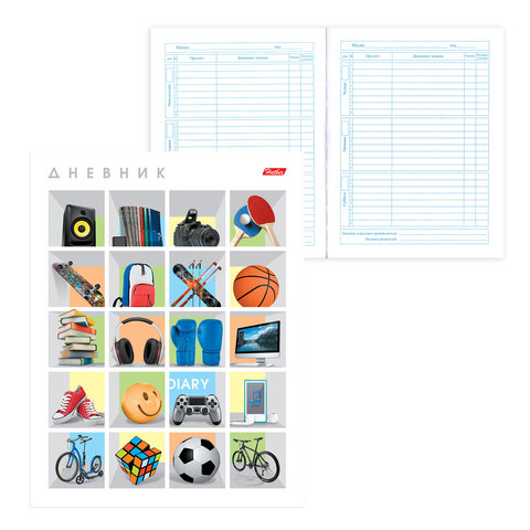 Дневник 1-11 кл., интегральный, ламин. обл., HATBER, FindYourPlace, 40ДL5В_15645(D232637)