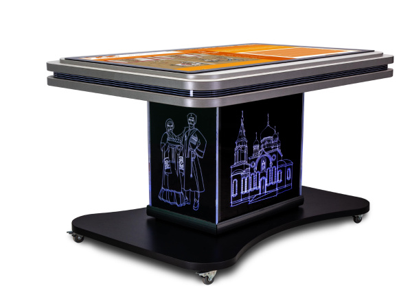 Интерактивный мультимедийный сенсорный стол «Laser NFI museum 43»