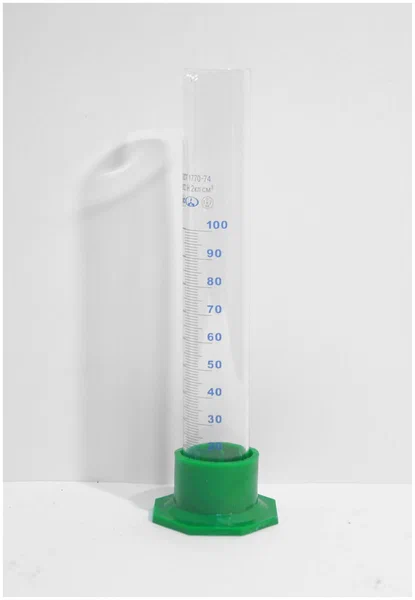 Цилиндр 3-100-2 (с дел.) стеклянный