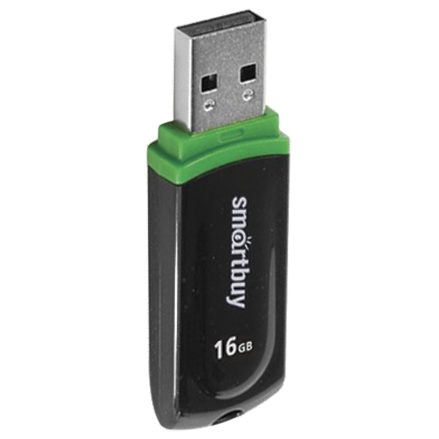 Флэш-диск 16 GB, SMARTBUY Paean, USB 2.0, черный, SB16GBPN-K