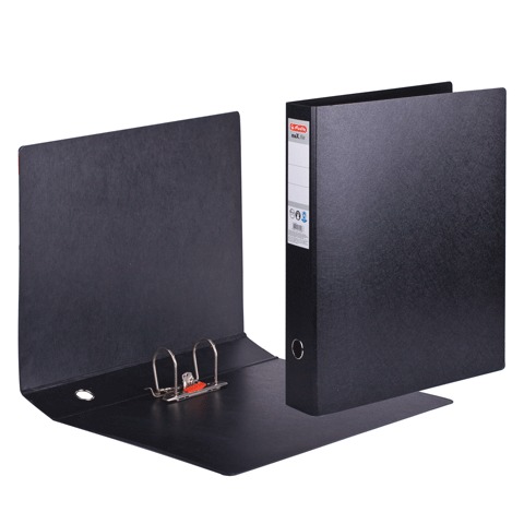 Папка-регистратор HERLITZ А3 вертикальная, прочный фиброкартон, 75мм, черная, 10842383