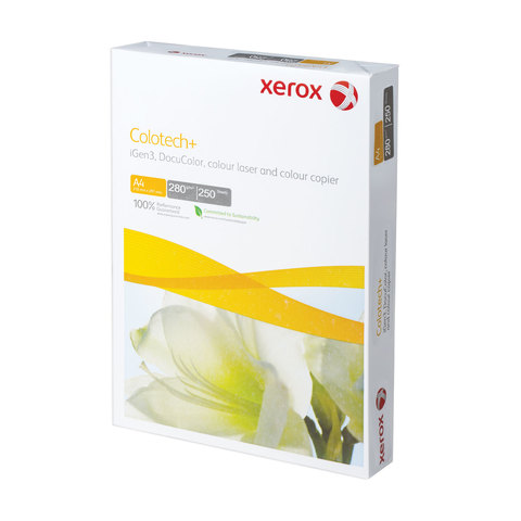 Бумага XEROX COLOTECH PLUS, А4, 280 г/м2, 250 л., для полноцветной лазерной печати, А++, Австрия, 1