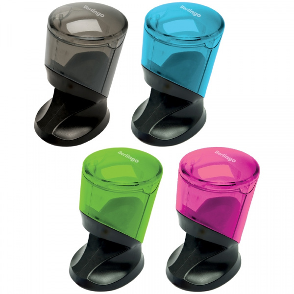 Скрепочница магнитная Berlingo "Perfect", со скрепками 30шт., цвет ассорти, картонная коробка