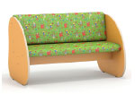 Диван односторонний детский, 932х550х575мм, каркас манго, обивка флок, М720.3
