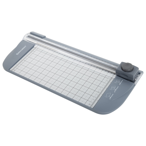 Резак роликовый с тремя типами резки BRAUBERG TRIPLE CUT, до 10 л, длина реза 310 мм, 532330