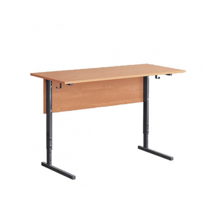 Стол ученический 2-местный регул. 4-6гр. м/к коричневый, дуб сонома М110РВ