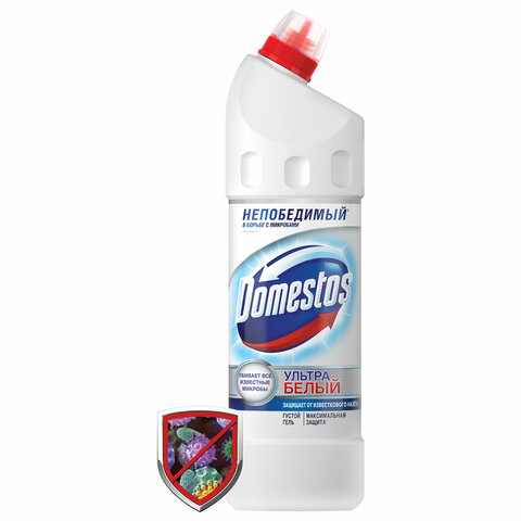Чистящее средство DOMESTOS (Доместос) 1л "Эксперт сила 7", "Ультра Белый", ш/к15875