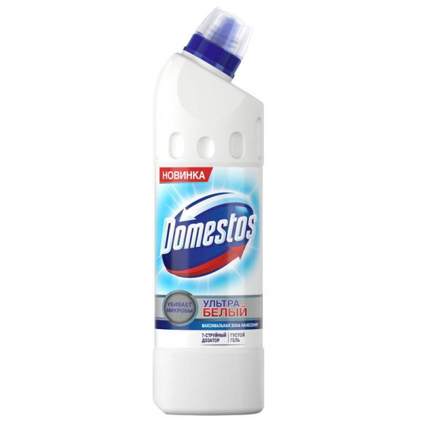 Чистящее средство DOMESTOS (Доместос) 500мл "Ультра белый", гель