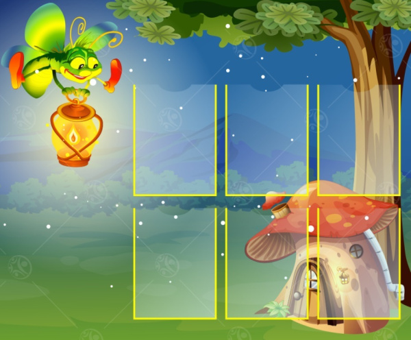 Стенд "Светлячок" 1,2*1м, А4-6шт