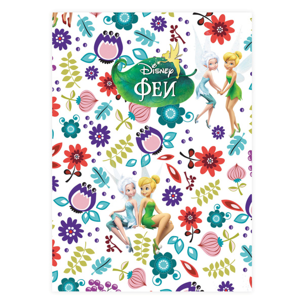 Блокнот МАЛЫЙ ФОРМАТ (110х147 мм) А6, 64 л., твердый переплет, клетка/линия, фольга, HATBER, "Феи", 