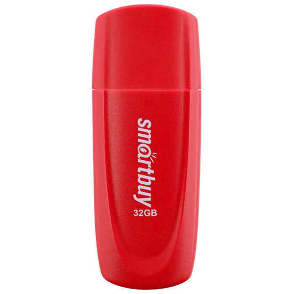 Флеш-диск 32 GB SMARTBUY Scout USB 2.0, красный, SB032GB2SCR 