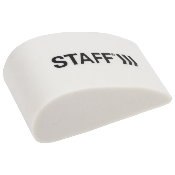 Ластик STAFF "College" PE-070, 38х22х16 мм, в форме капли, цвет белый