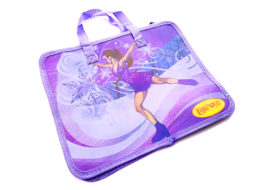 Папка школьная с ручками, А4, ТМ "Лимпопо", "Танец на льду" арт. LP0147