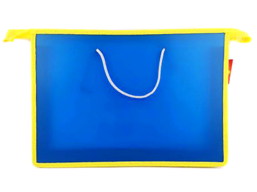 Папка школьная с ручками А4, ручки-шнурок 335/235/55 ТМ "Лимпопо" "Мото" арт. LPR0437