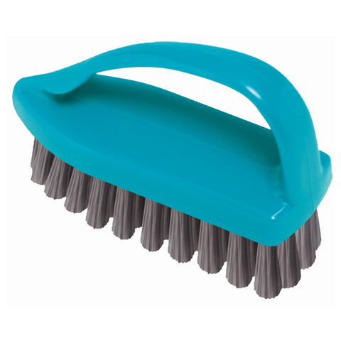 Щетка для одежды/обуви, маленькая, 6х9х4 см, пластик, цвет ассорти, "Утюжок", YORK, 40030