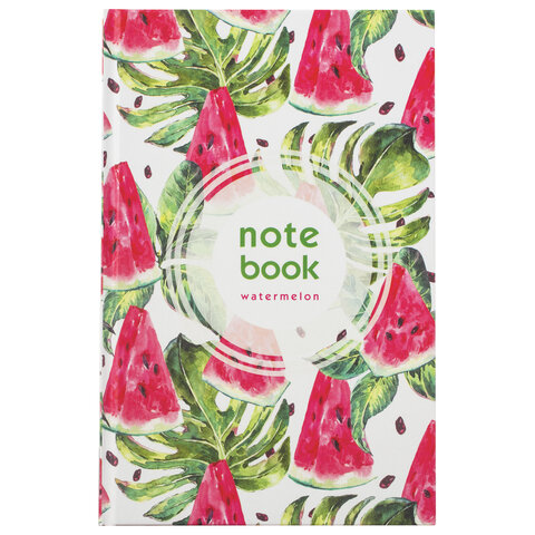 Блокнот А5 (135х206мм), 80л, твердый, клетка, выборочный лак, STAFF, Juicy, 111605