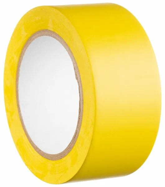 ПВХ лента для разметки Mehlhose GmbH толщина 150 мкм, цвет желтый KMSG05033