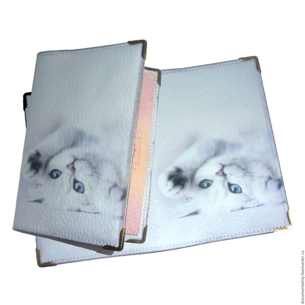 Обложка для студенческого билета "Серия Кошки"