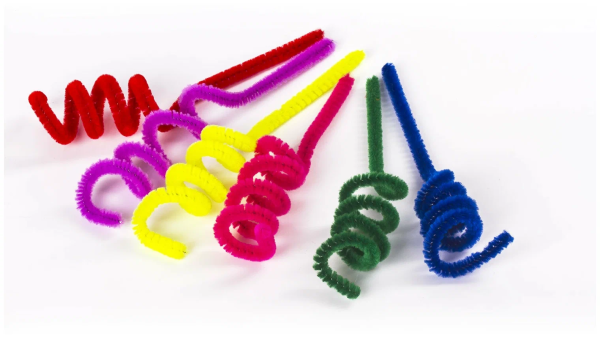 Проволока синельная для творчества "Пушистая", 6 цв., 30 шт., 0,3х30 см, ОСТРОВ СОКРОВИЩ, 661520