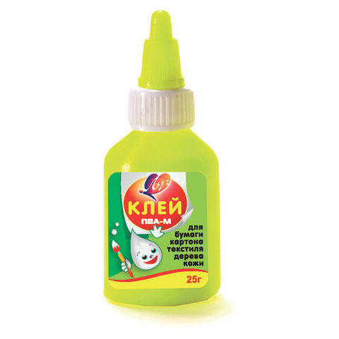 Клей ПВА-М ЛУЧ (бумага, картон, кожа, ткань, дерево), 25 г, 20С1350-08
